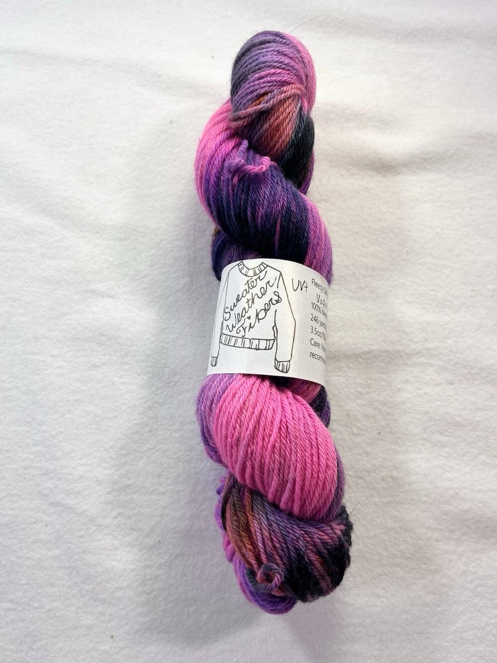 Sweater Weather Fibers Yarn, Vaporwave, 1 Skein